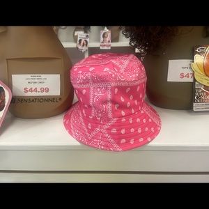 PINK BANDANNA HAT